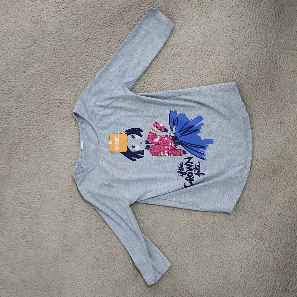 Girls 3/4 sleeve shirt